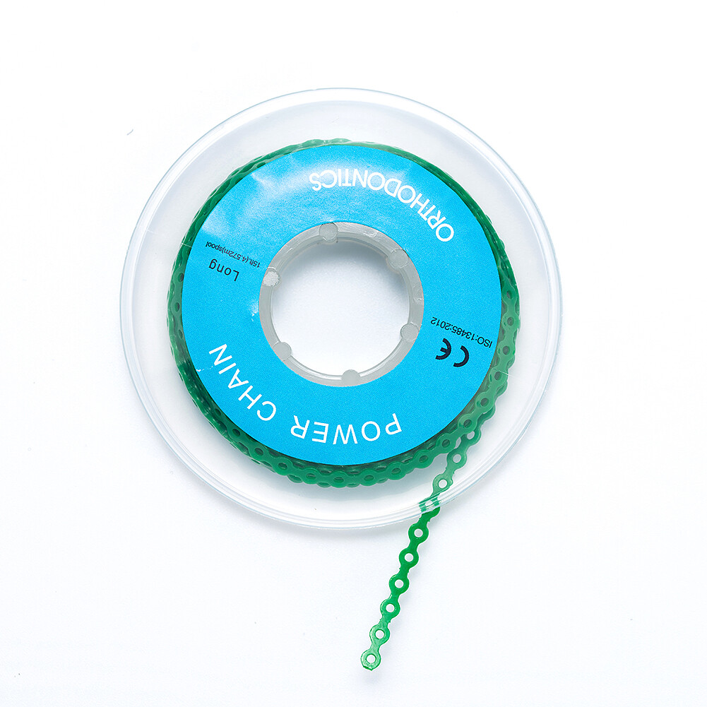 15feet Dental Orthodontic Elastic Chain ortho braces Power Chains 10Colors L/S/C