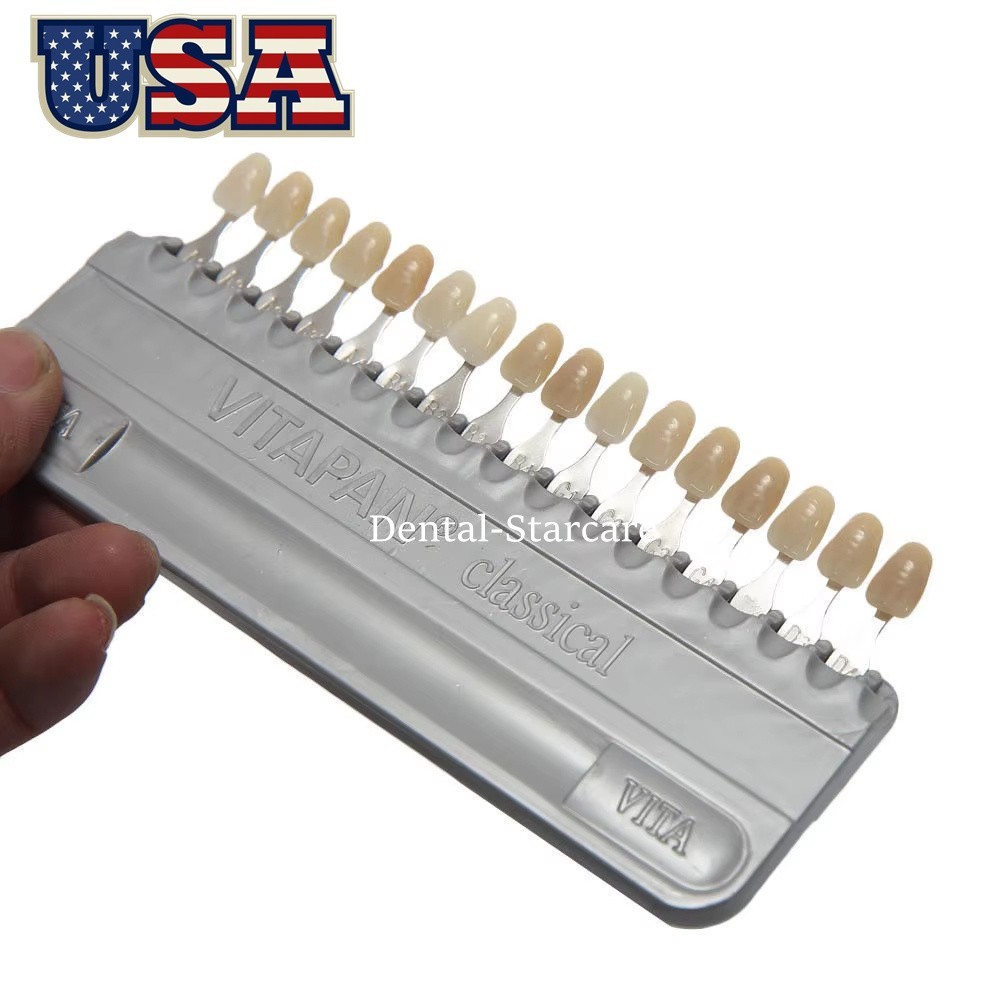 1 Set VITA Classical 16 Colors Shade Guide Dental Toothguide A1-D4 Whitening USA