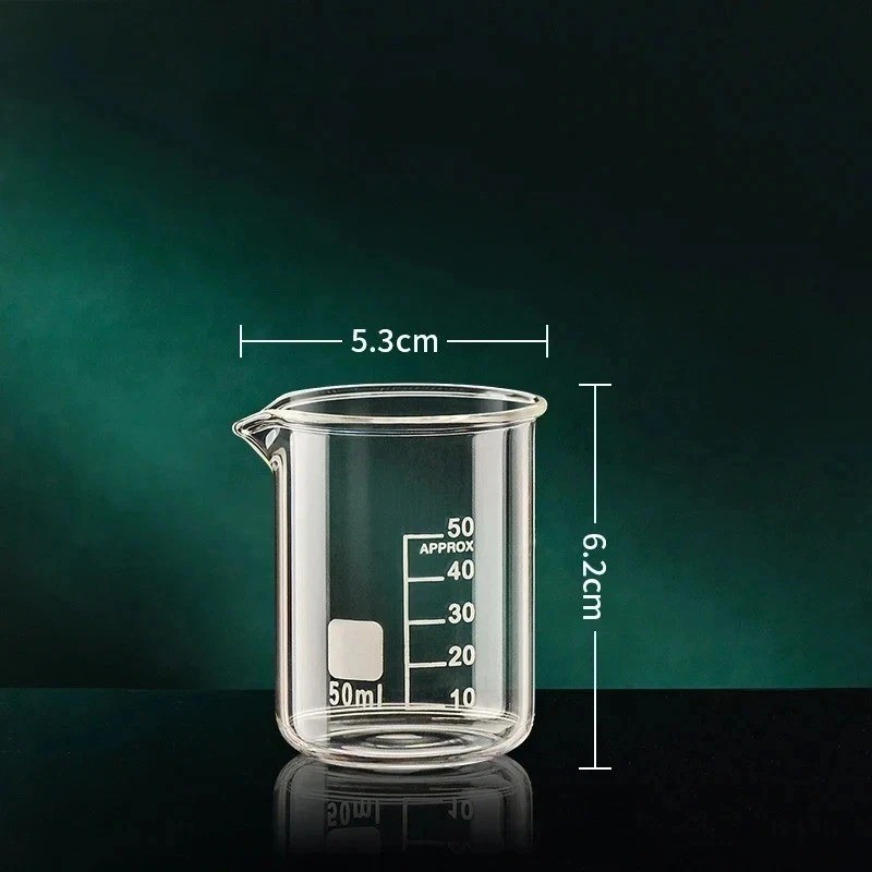 50/100/150/250/500/1000ml High Borosilicate Glass Measuring Cup Clear Scale Cup