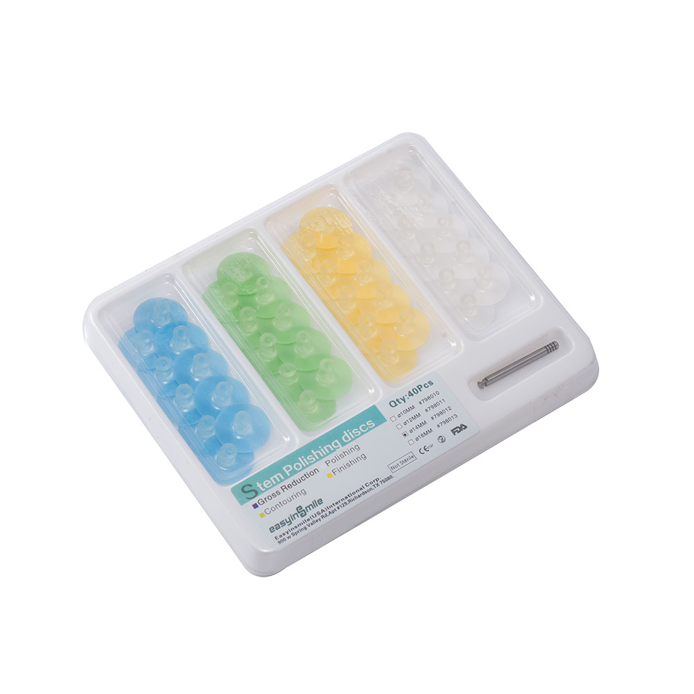 Dental Composite Finishing Polishing Disc Stem kit&sMandrel Drill Polishing Bur