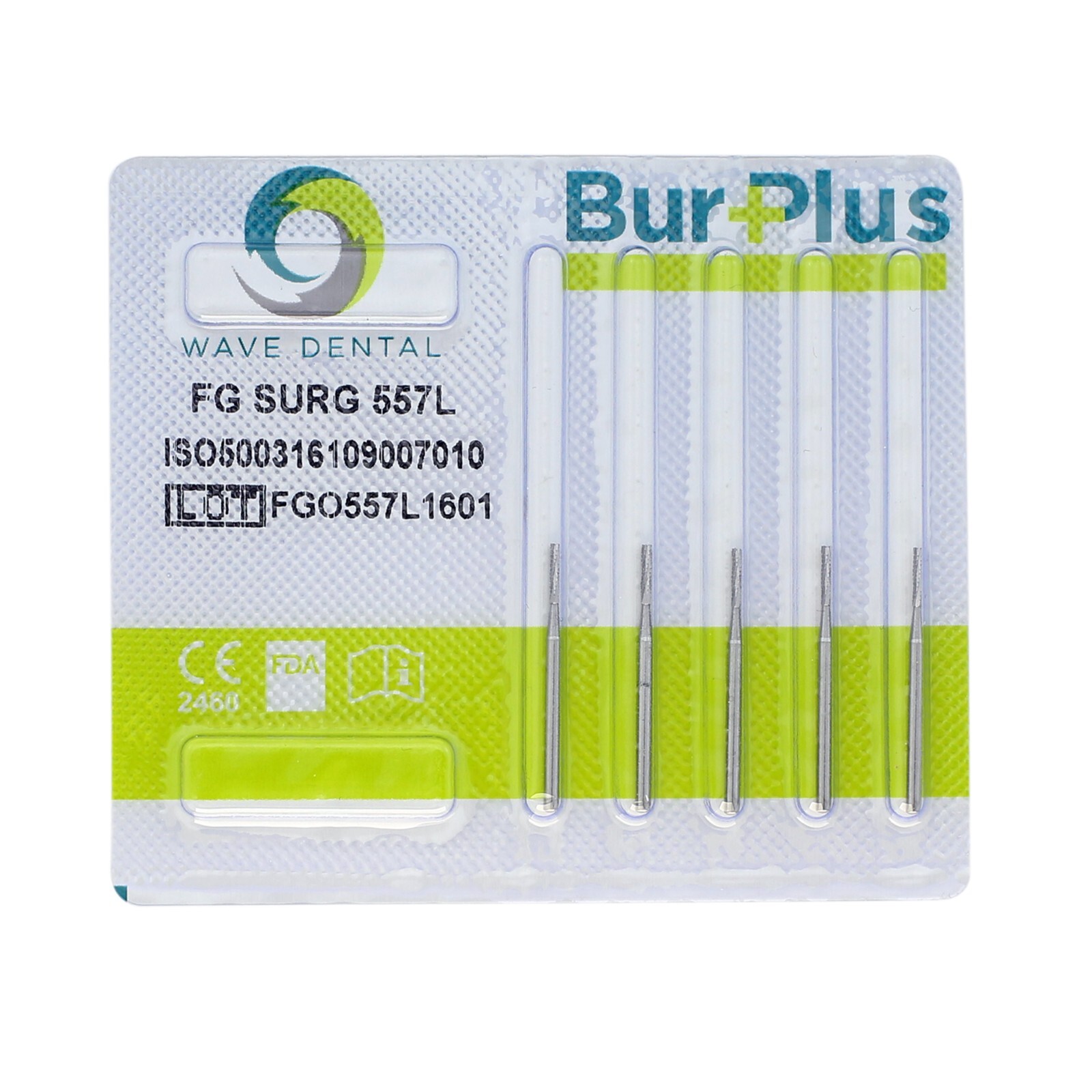 Wave Dental Surgical Carbide Burs 557 557L 702 701 Long FG SURG High Speed 25mm