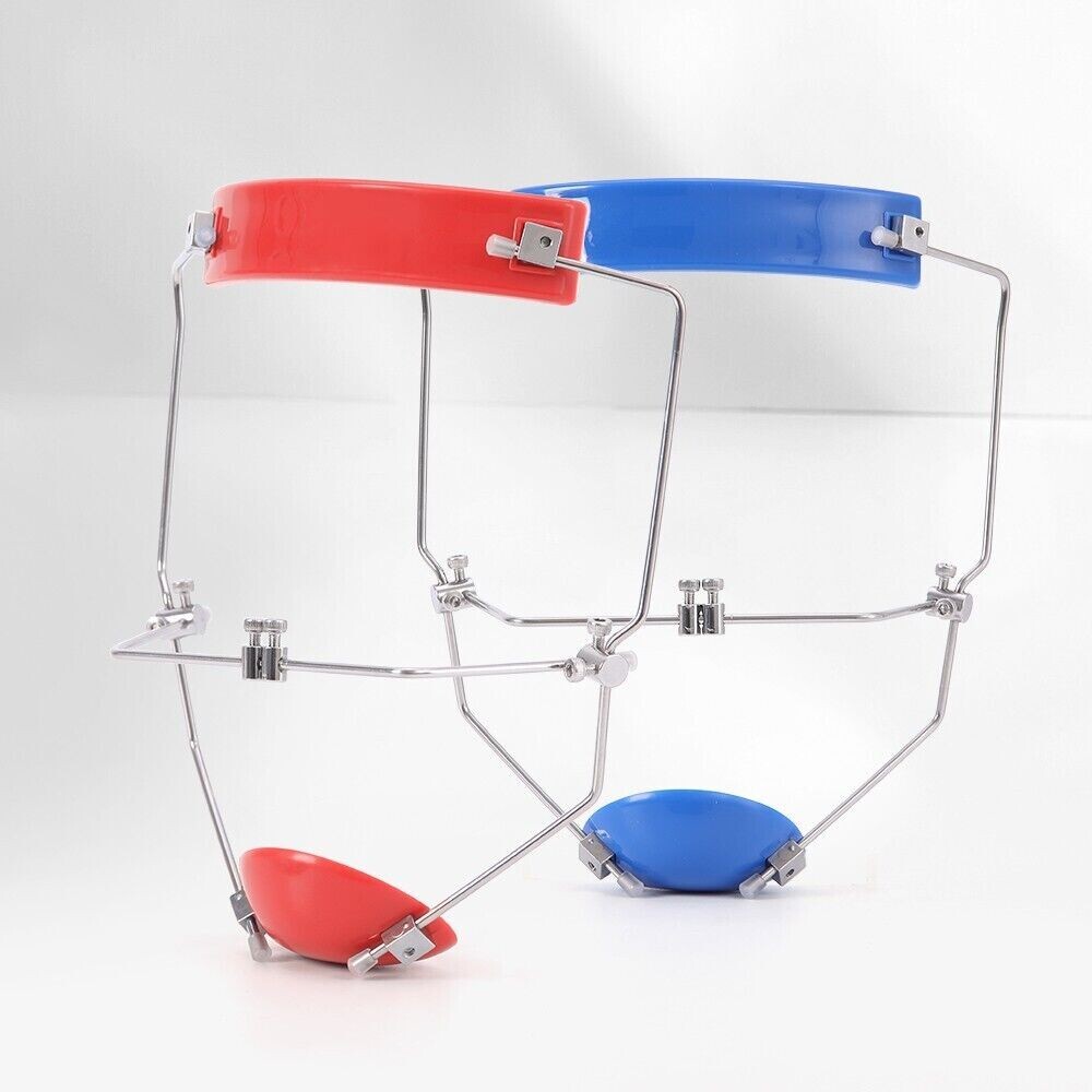 Dental Orthodontic Face Mask Forward Pull Headgear with Double Lever Adjustable