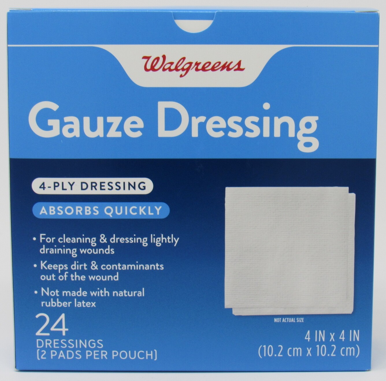 NEW CASE OF 1152 Sterile Gauze Dressing Pads 4×4 in 4-Ply SEALED POUCHES Bandage