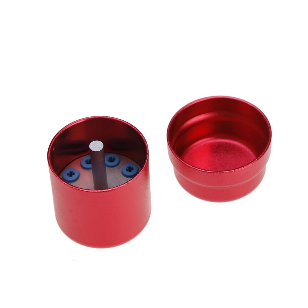 4 pcs Dental Autoclave Sterilizer Case Burs Disinfection Endo Files Holder Box