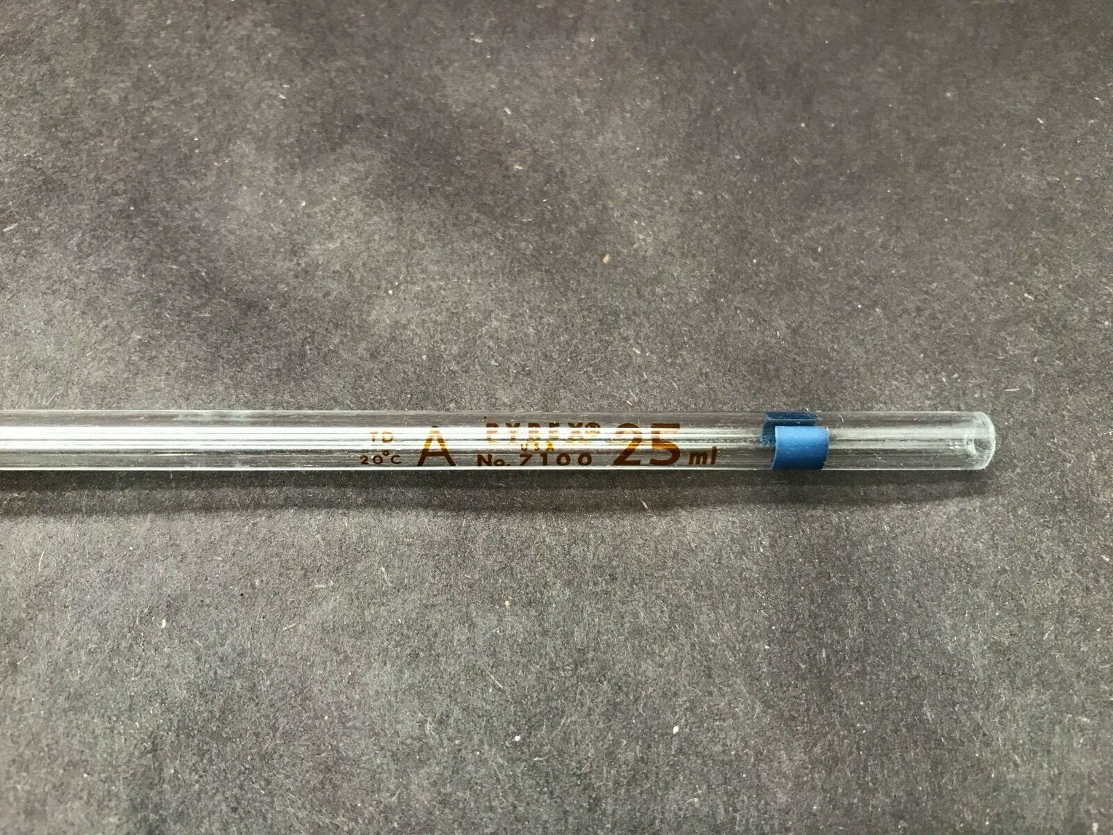 CORNING PYREX Glass Class A 1.0-100mL Bulb Volumetric Reusable Pipet 7100