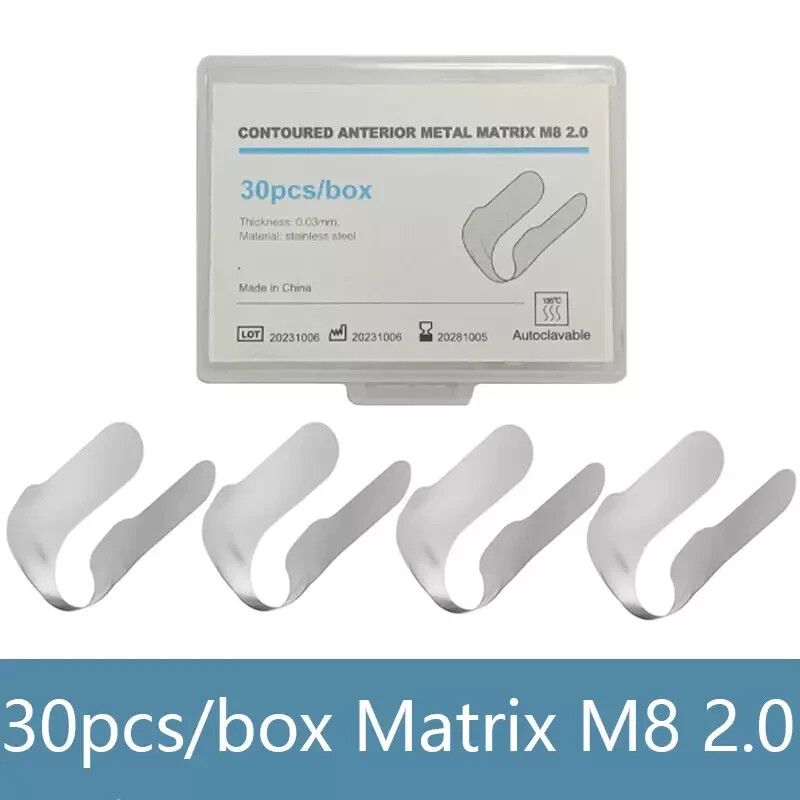 Dental Proximal Anterior Strips Polyester Matrix Bands Clear Matrices Anterior