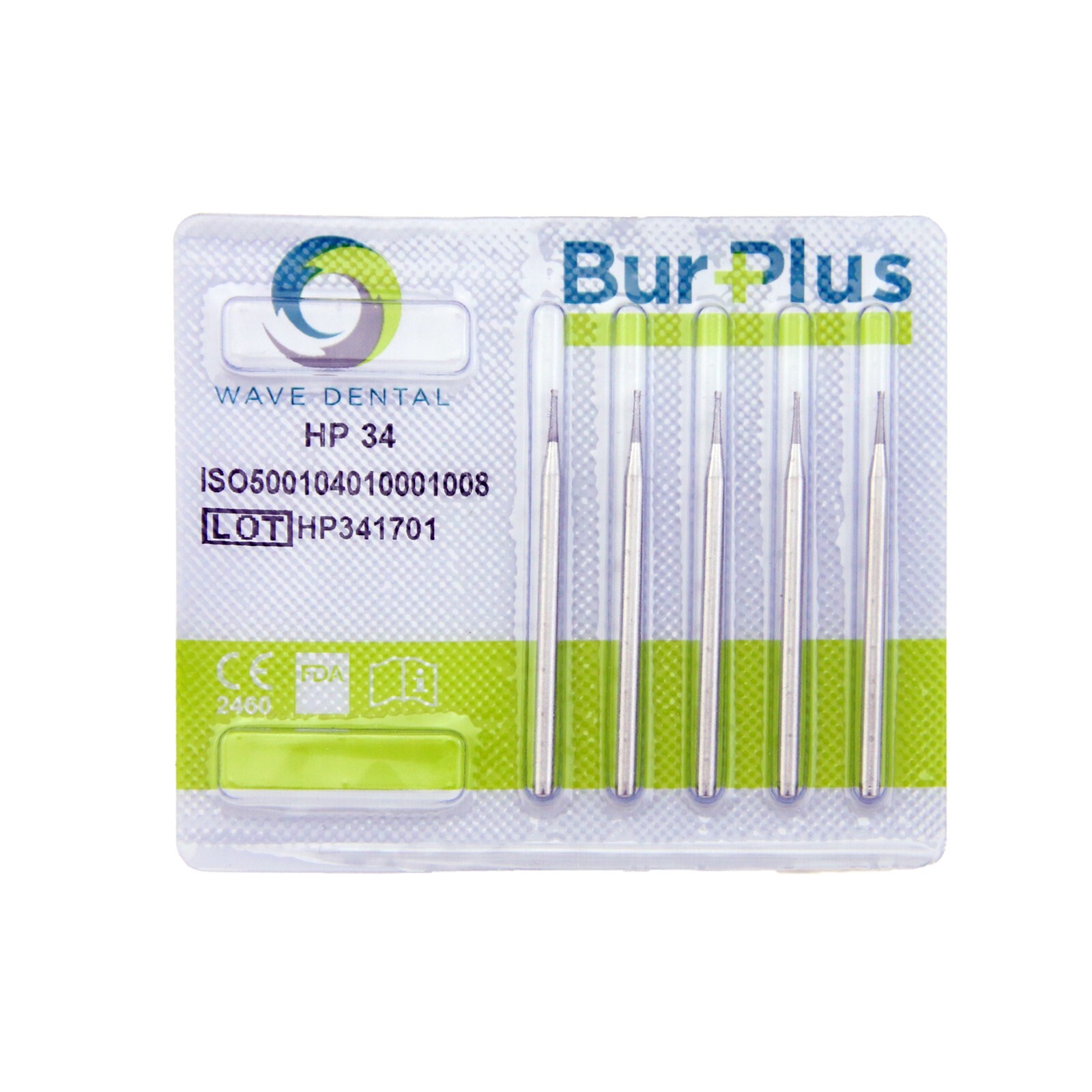 Wave Dental Carbide Burs HP 34 35 37 Prima Inverted Cone for Straight Handpiece