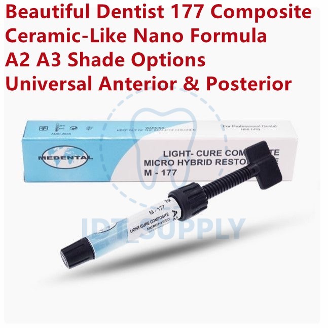 Beautiful Dentist 177 Ceramic Composite Resin A2 A3 Light Cure Universal