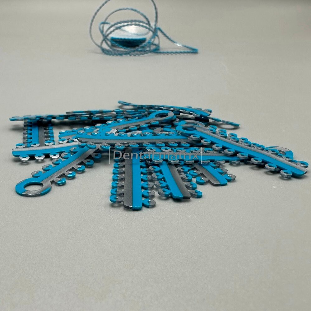 320pcs Dental Orthodontic Elastic Rubber Ligature Tie Rubber Bnads Double Color