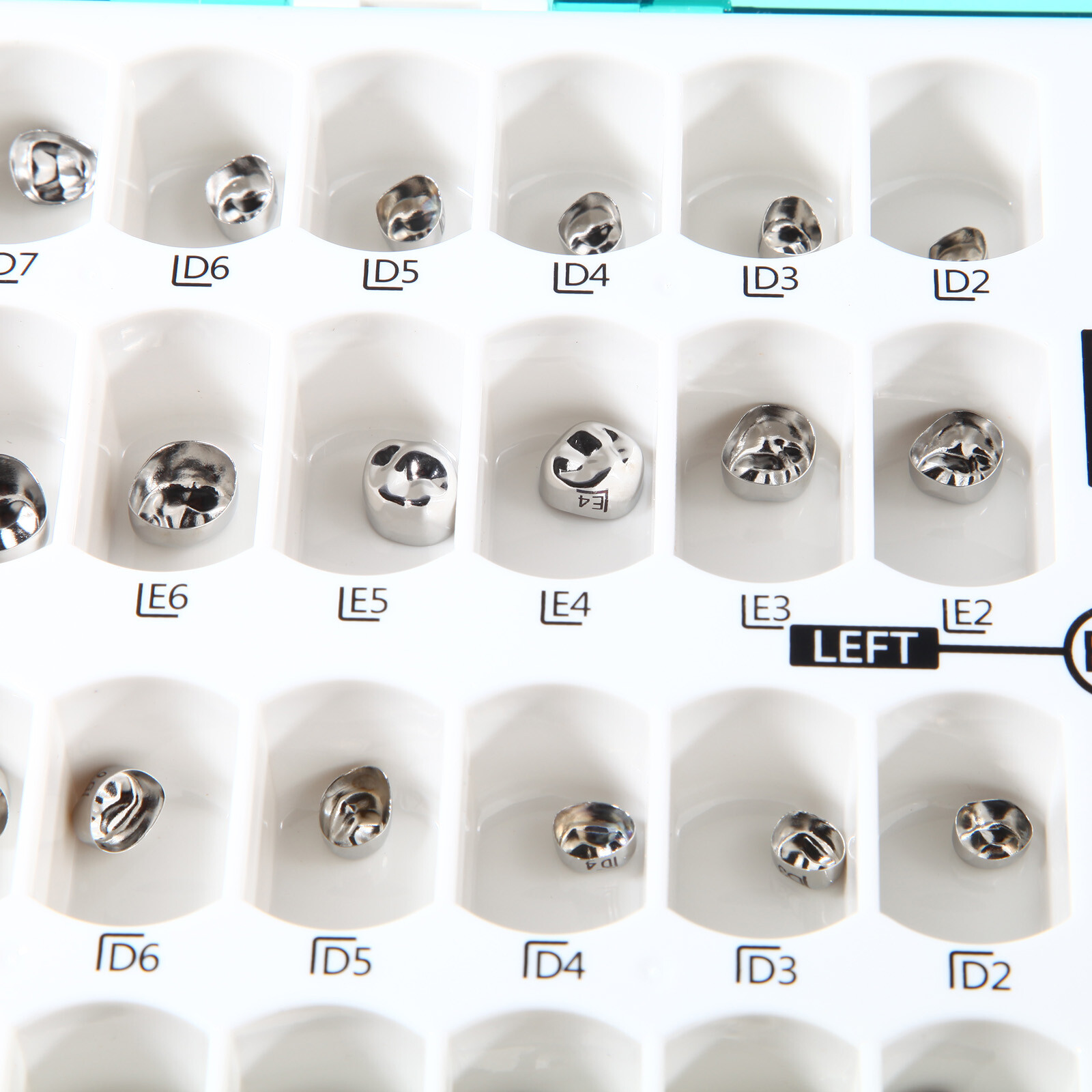 48pcs Stainless Steel Dental Kids Primary Molar Crowns Preformed Pediatric USA