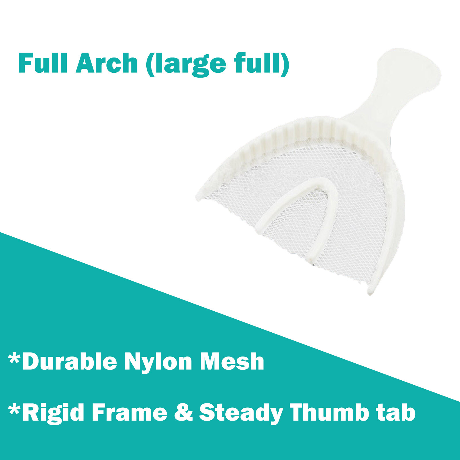 50 Pcs Dental Disposable Impression Bite Registration Tray- Posterior/Quadrant