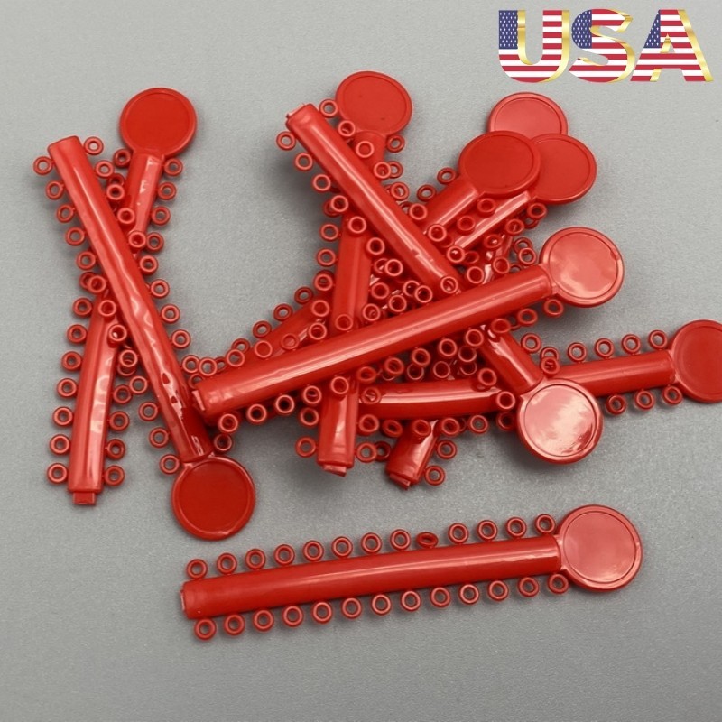 1040Pcs Dental Orthodontic Ligature Ties Elastic Rubber Bands For Bracket Brace