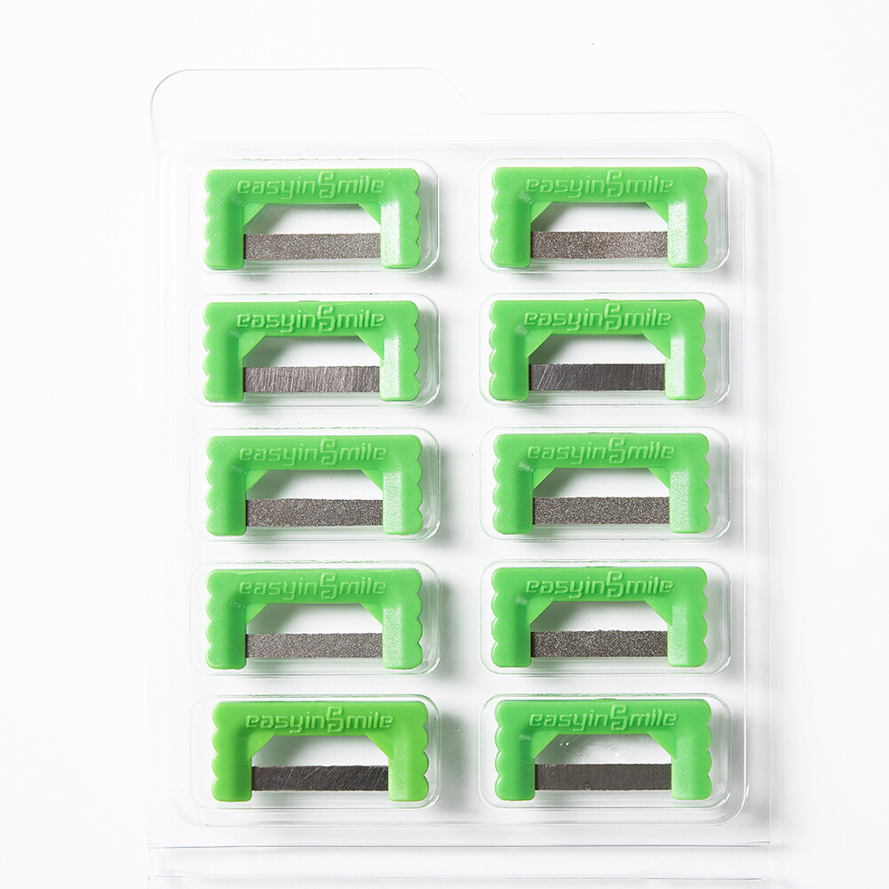 10Pcs Dental Orthodontic IPR Strips Interproximal Enamel Reduction Polish Strips