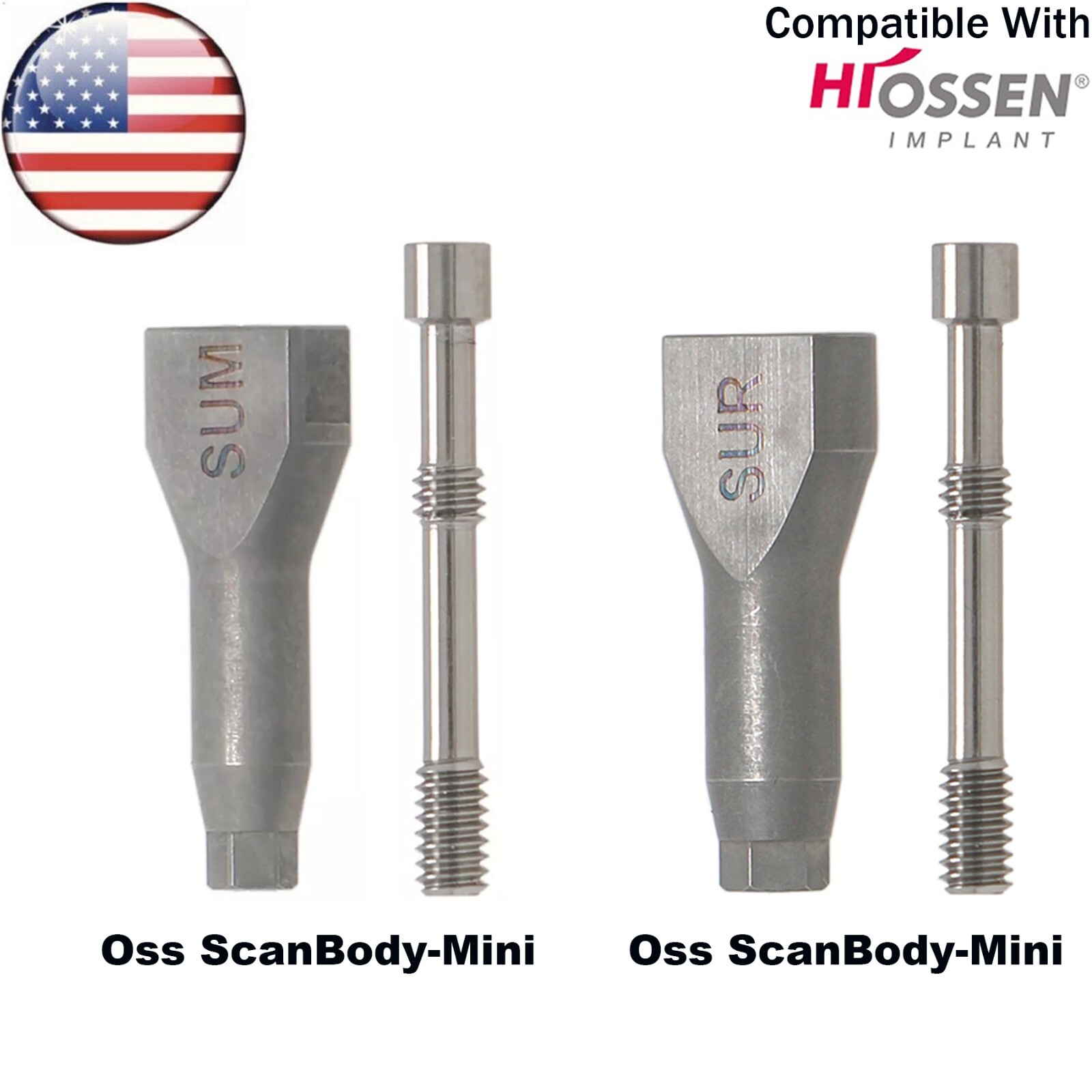 US Dental CAD/CAM Implant Scan Body Analog fits Nobel Biocare Hiossen Straumann