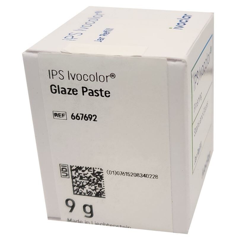*1-Piece* Ivoclar Vivadent IPS Ivocolor 9g Glaze Paste Refill 667692