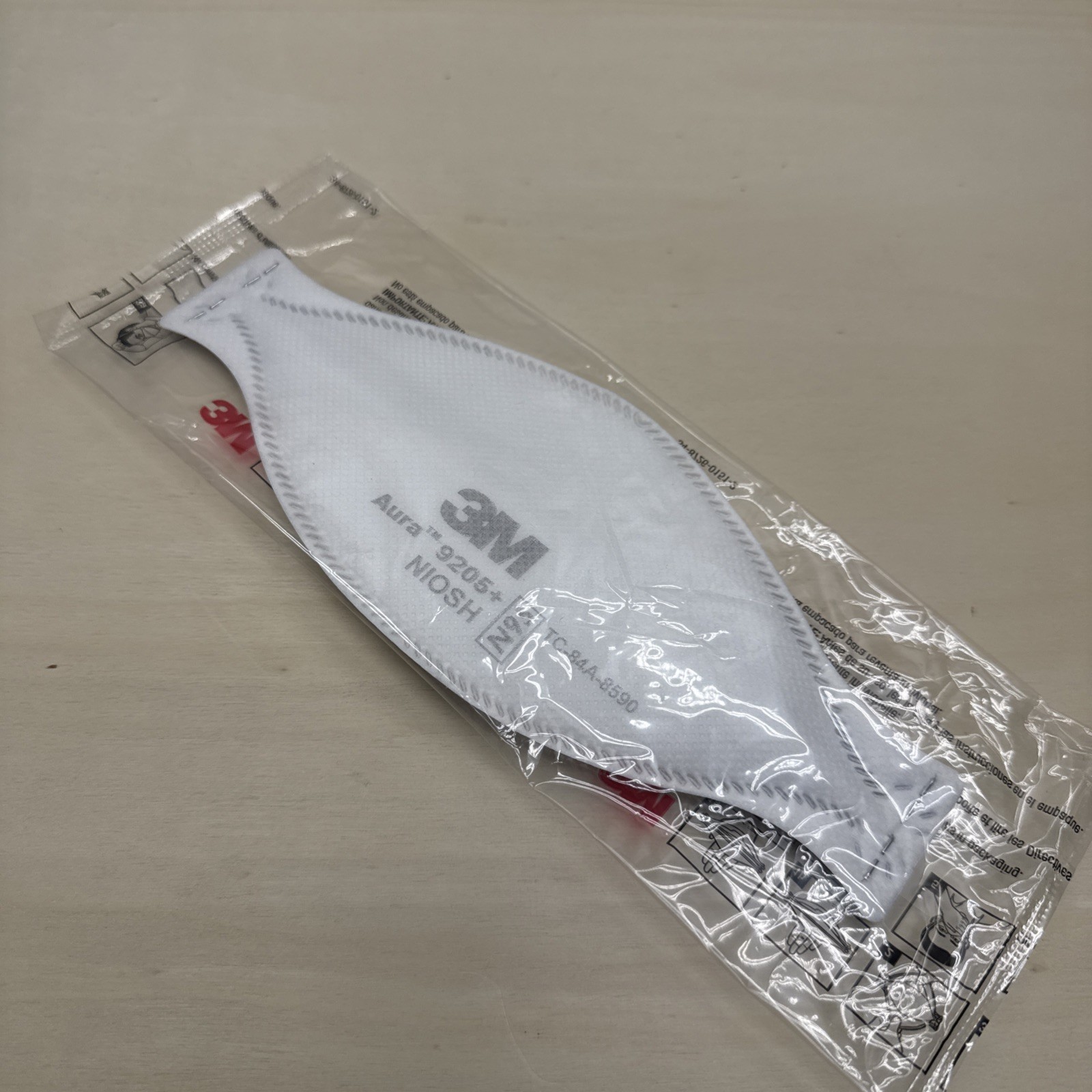 3M Aura 9205 N 95 Particulate Respirator Face Mask – White LOT OF 190