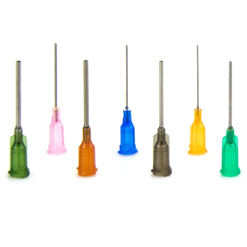 25pcs 0.5 ” Straight Precision Liquid Dispenser Needles Tips Industrial 14-30G