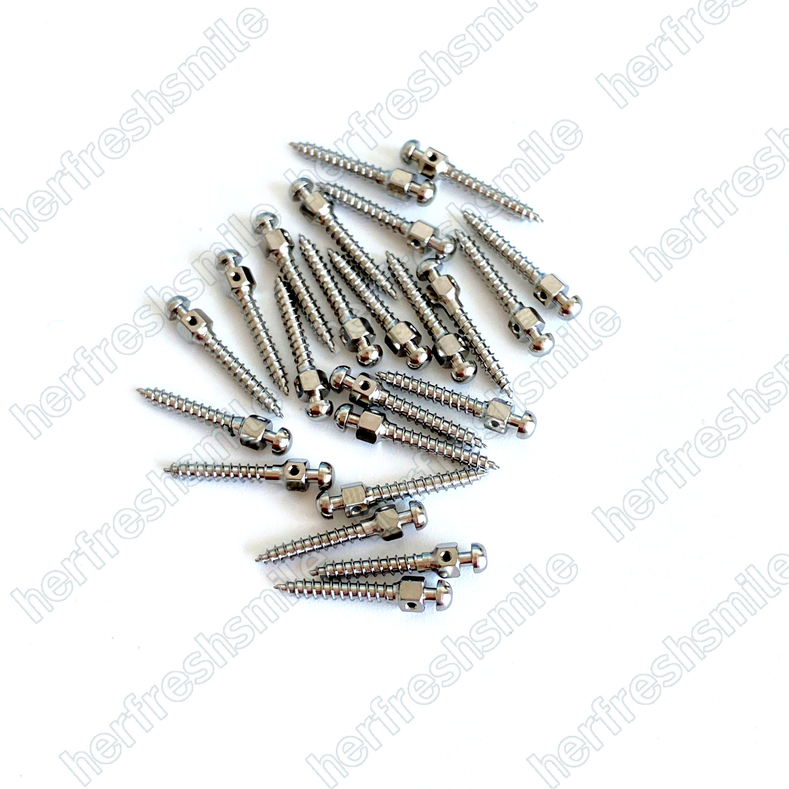10Pcs Dental Mini Implant Micro Screws Titanium TC4 Screw TAS Anchorage 14 Sizes