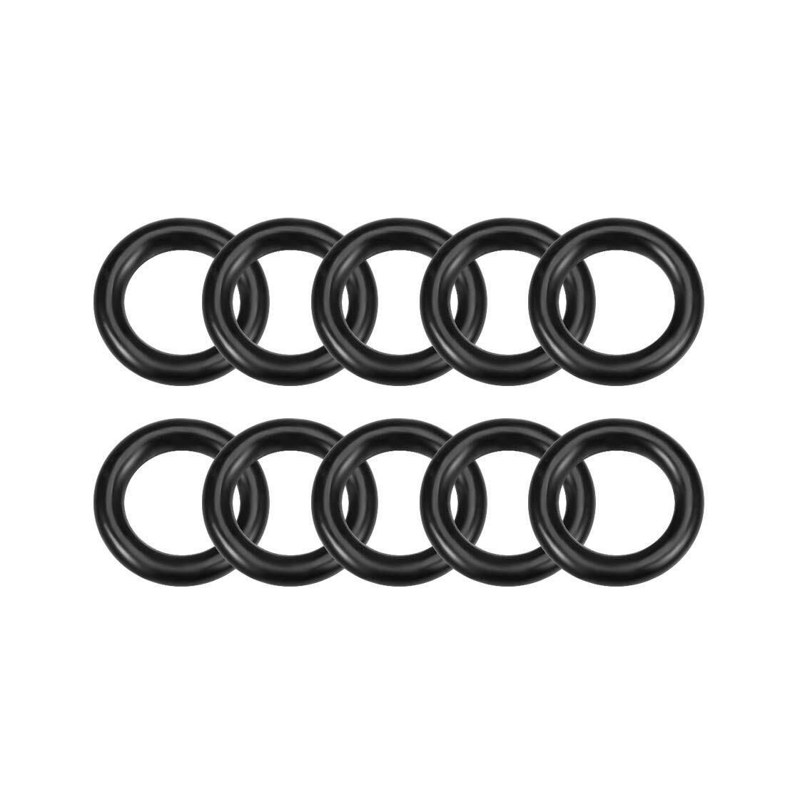 1.8mm Cross Section O-Rings NBR Nitrile Rubber 5.4 -133mm OD Oil Resistant Seals