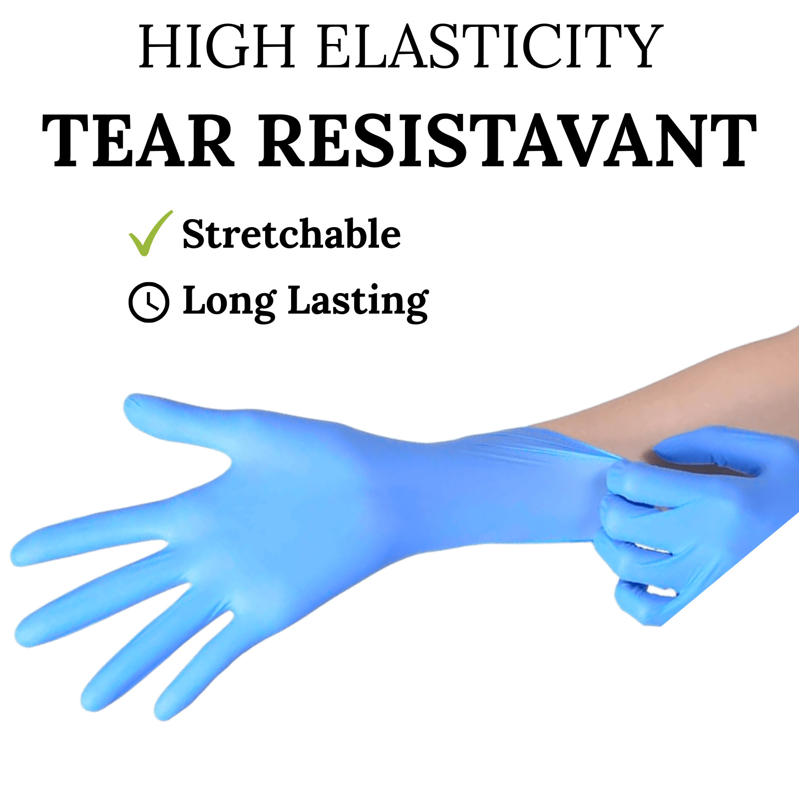 Dentistry Nitrile Exam/Medical Gloves Latex & Powder-Free Non-Sterile Textured