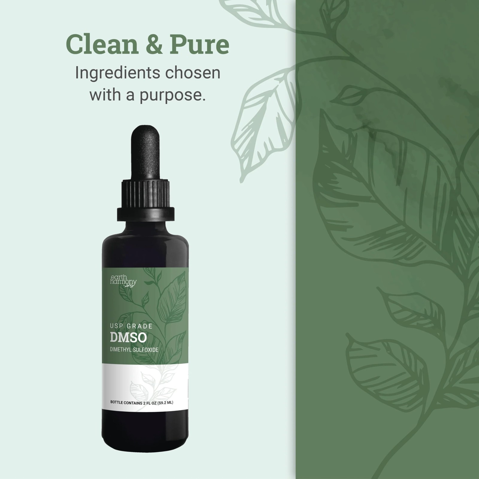 Earth Harmony Naturals Earth Harmony Dmso Pharmaceutical Grade 99.9 Dimethyl
