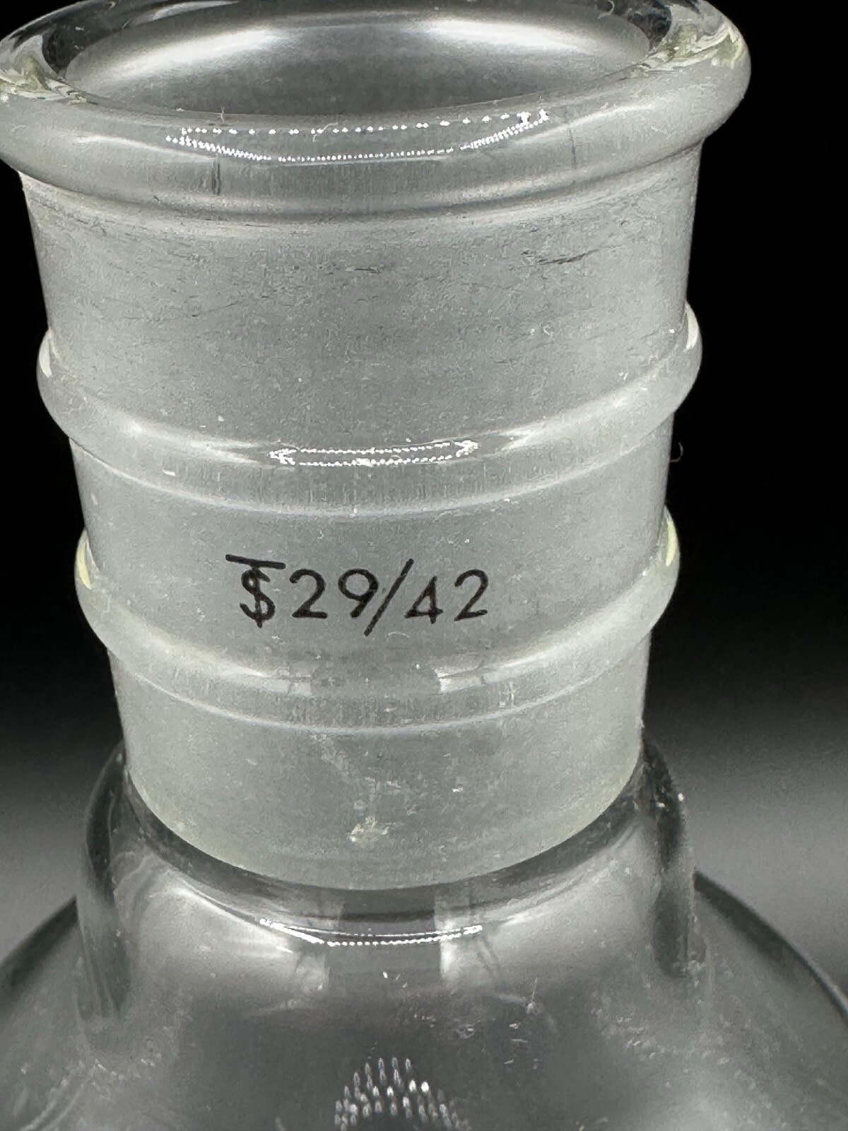 Lab Glass 250mL Bump Trap Drain Holes 29/42 Upper Outer 14/20 Lower Inner Joints