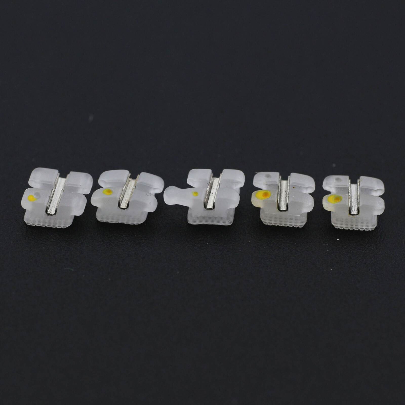 Orthodontic Roth 018/022 Metal Slot Ceramic Bracket 5-5 3M Clarity Aesthetic