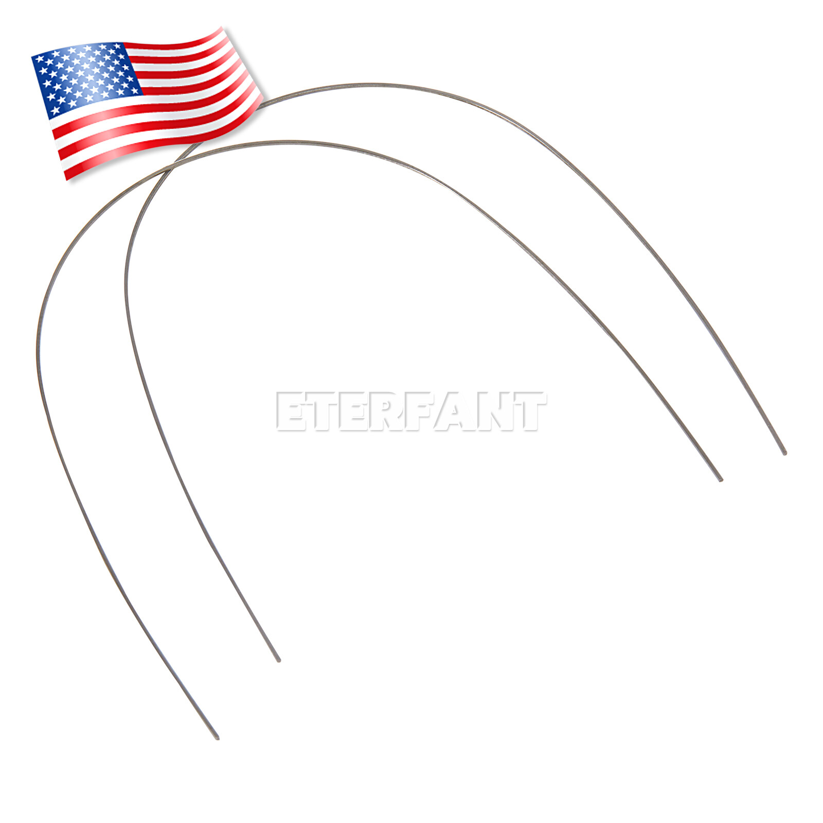0.99/pack ETERFANT Dental Orthodontic Arch Wire Rectangular NiTi/Stainless Steel