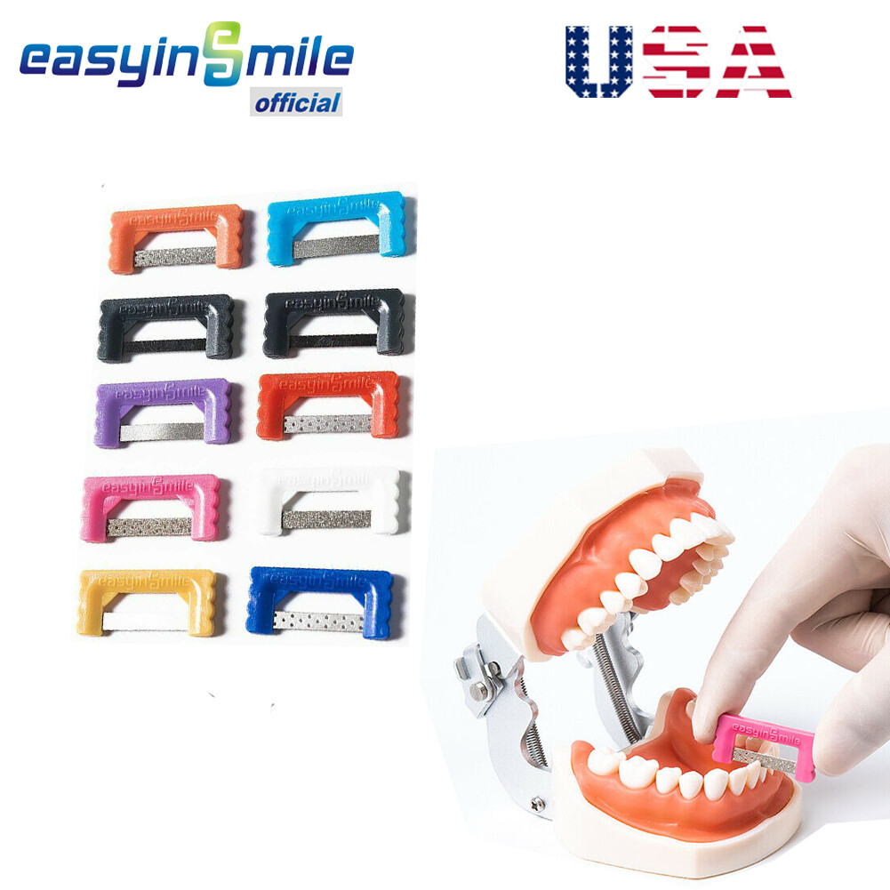 10Pcs Dental Orthodontic Interproximal Reduction IPR Strip Kit for Invisalign
