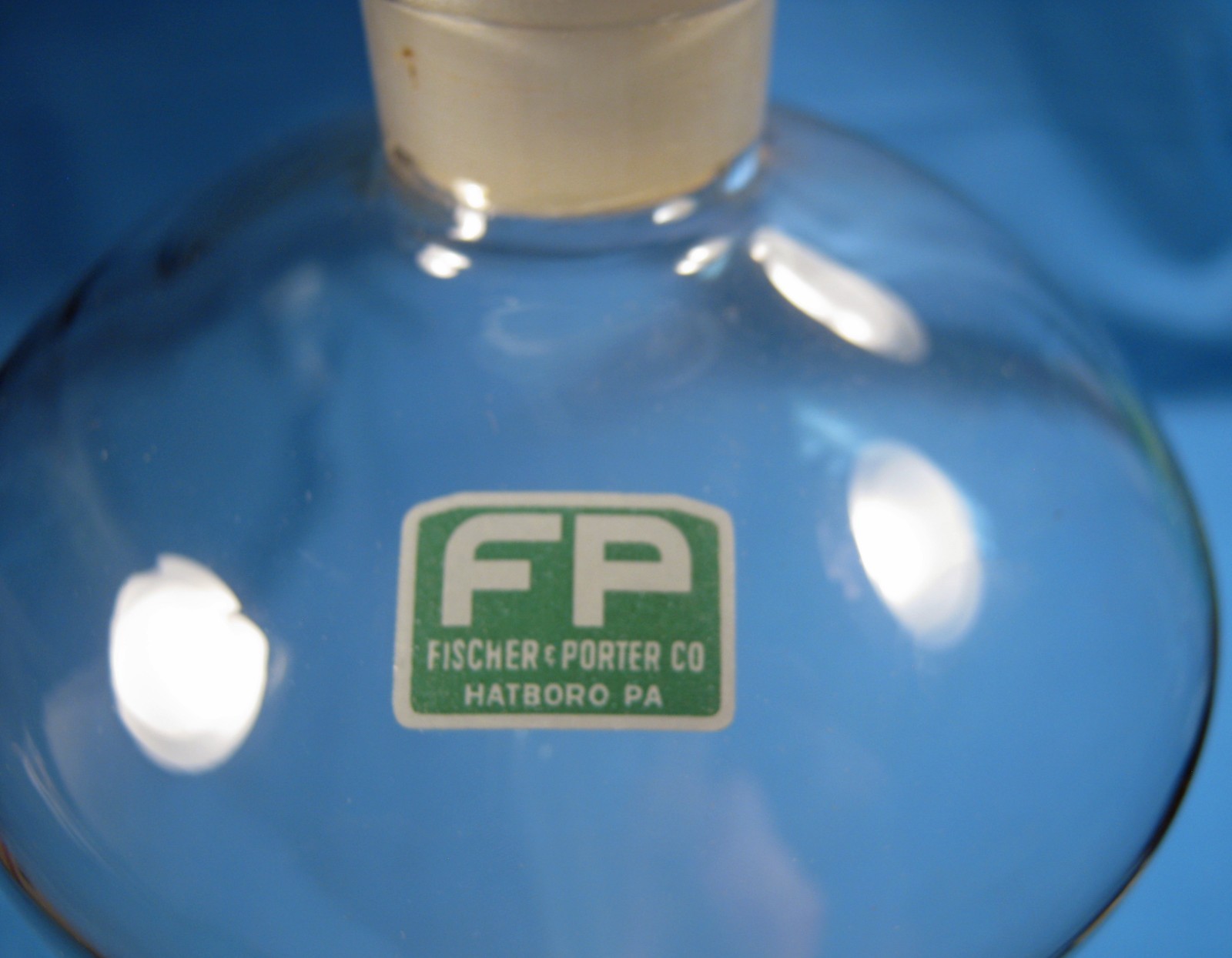 VINTAGE FISCHER-PORTER 500 ML SEPARATORY FUNNEL TEFLON FREE SHIPPING F