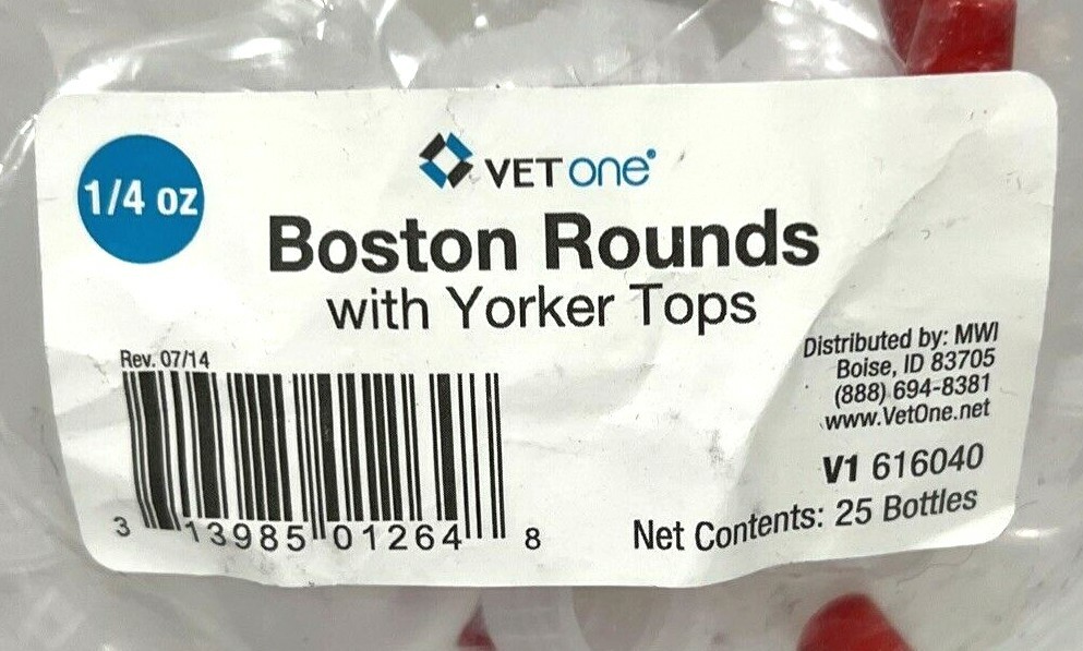 Boston Rounds With Yorker Tops Vet One Variety Lot