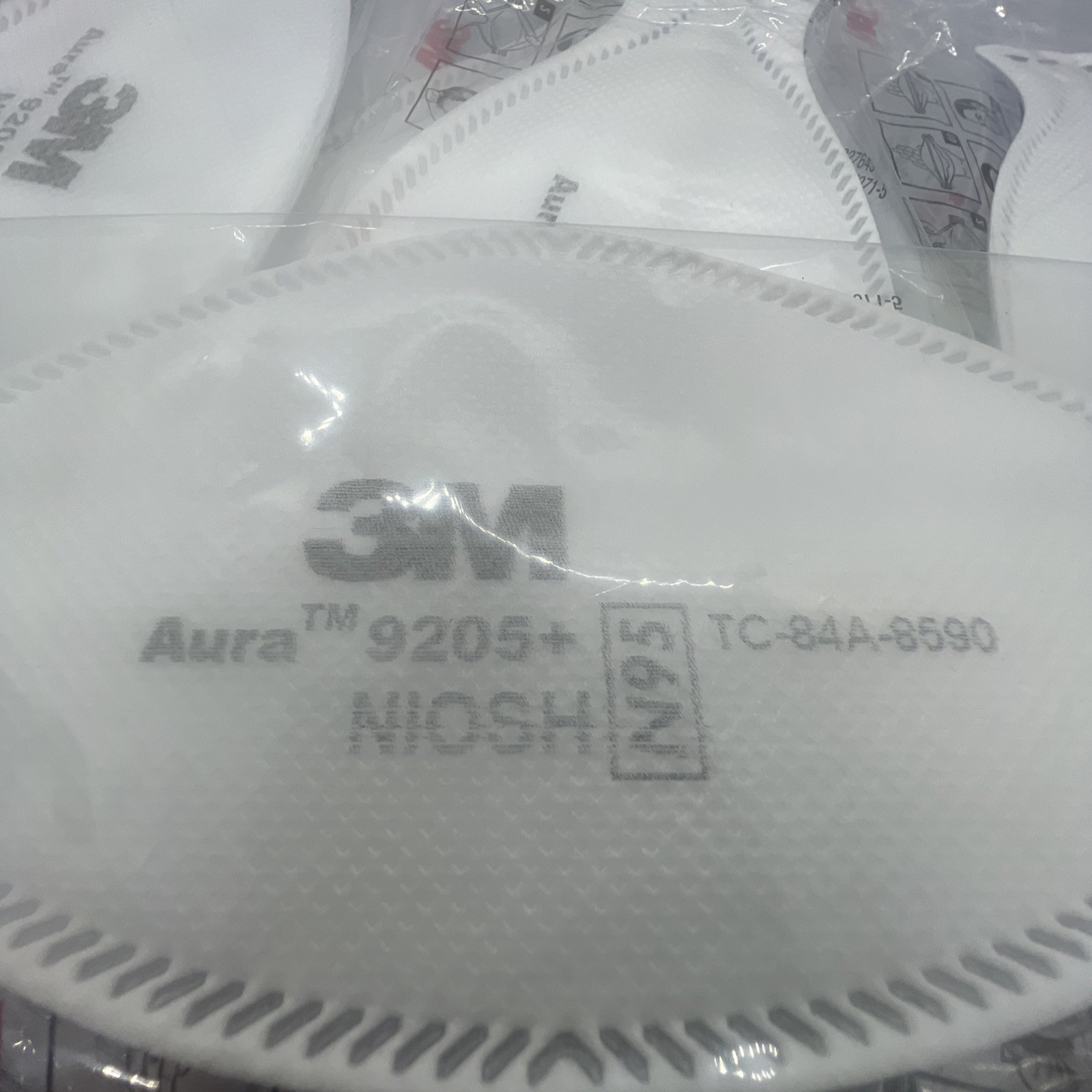 3M Aura 9205 N 95 Particulate Respirator Face Mask – White (20 Pack)