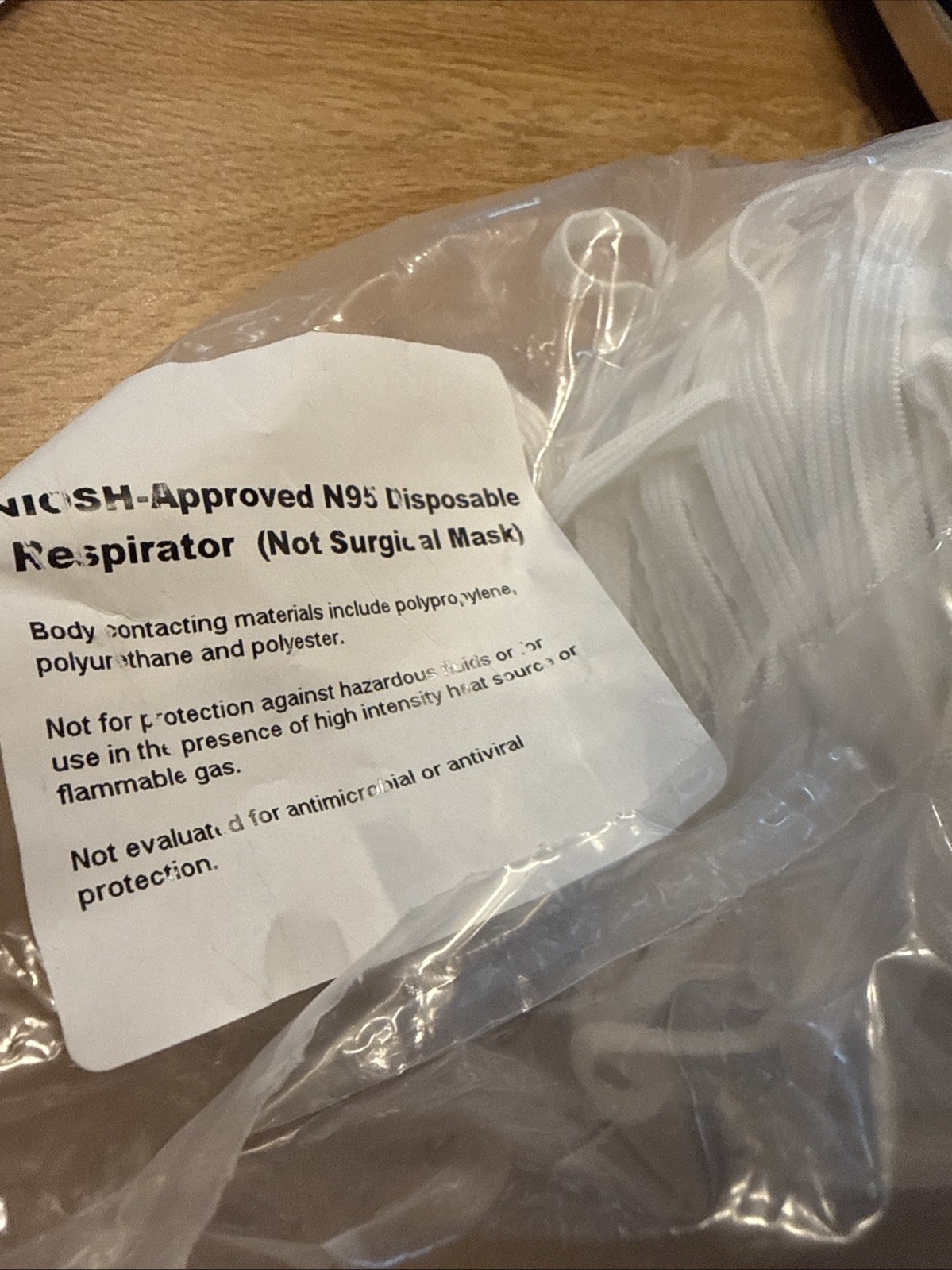 20 Pack Honeywell DC300N95 Respirator Particulate Masks N95 NIOSH Approved