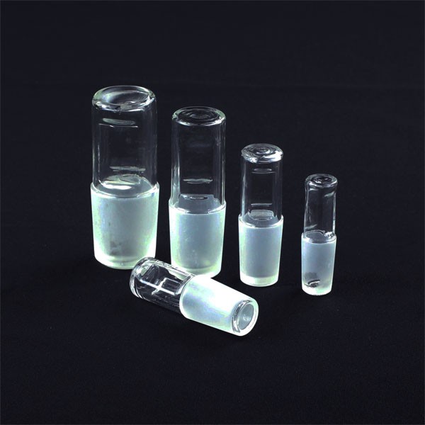 Various Sized Glass Hollow Stopper Hollow Plug Science Chemistry Lab Supplies ca
