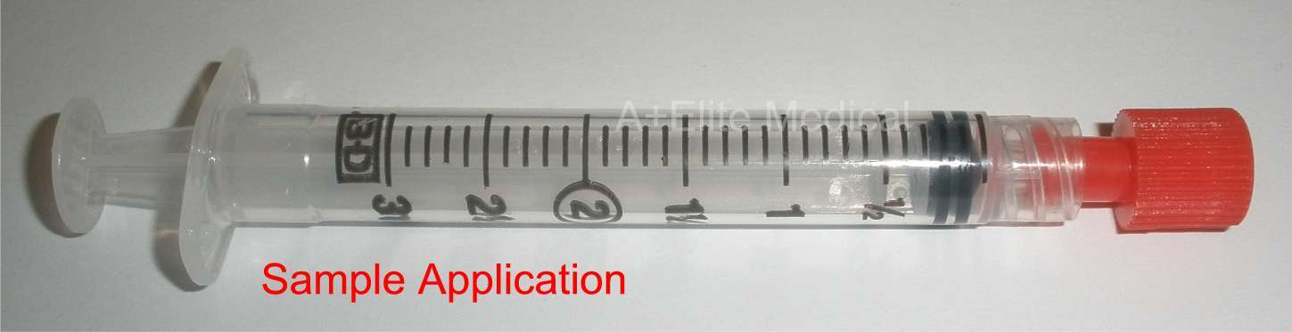 B.BRAUN Red Cap Luer Lock Plug Dual Male Female For Syringe IV Connector Sterile