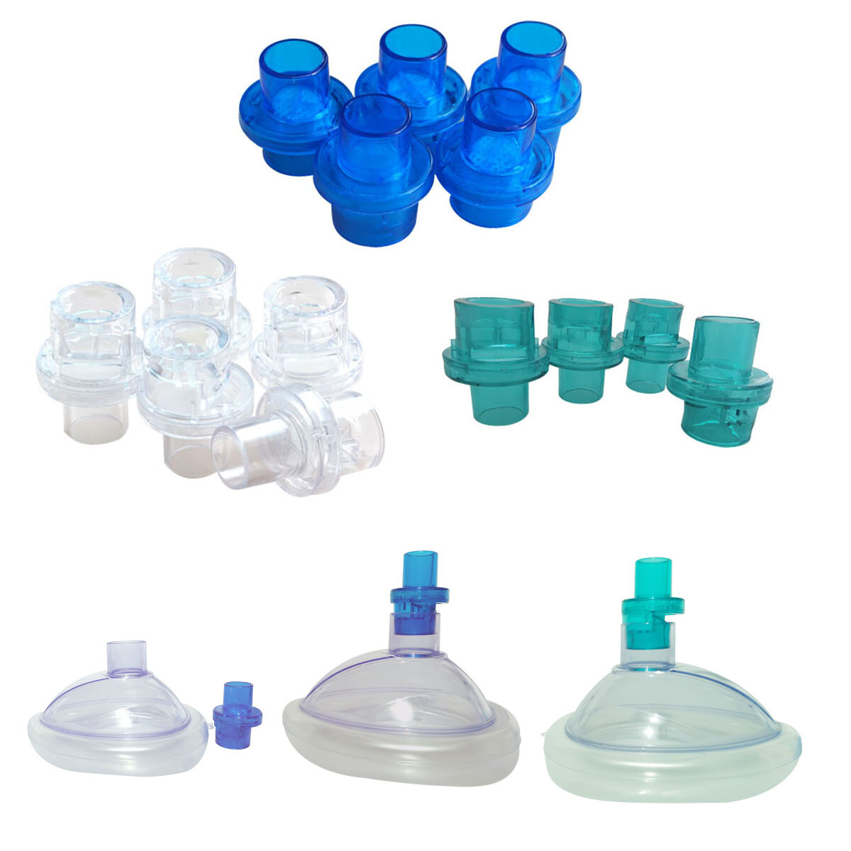 1000pcs/pack cpr One-Way Valve CPR Training Valves For CPR Pouch Face Shields