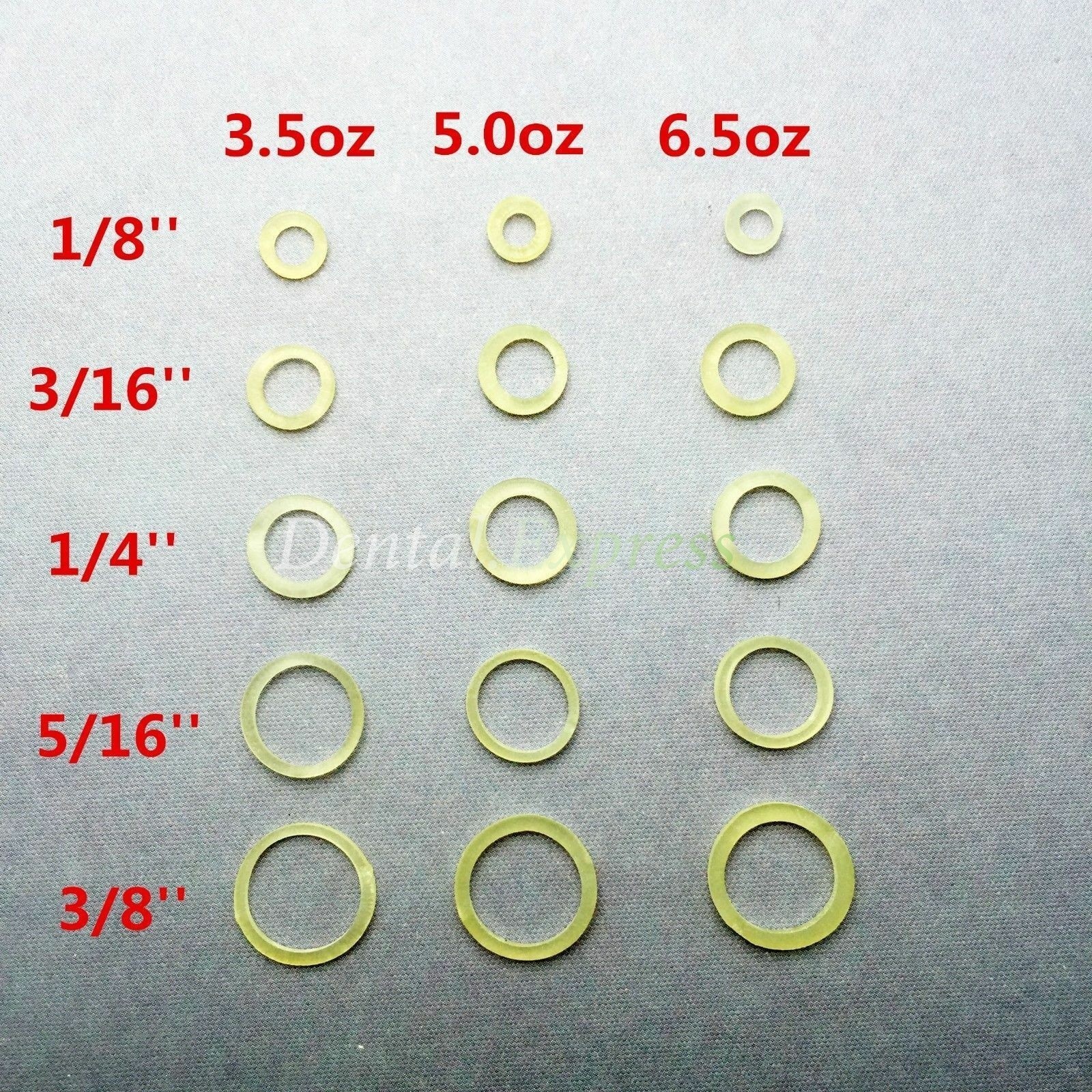 5000pcs Dental Orthodontic Rubber Bands Elastics Ligature Ties 2.5/3.5/4.5/6.5OZ