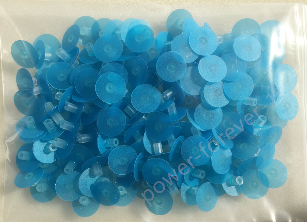 Dental Composite Polishing Kit Finishing Discs Wheel 12/14mm Stem Rainbow 50Pcs
