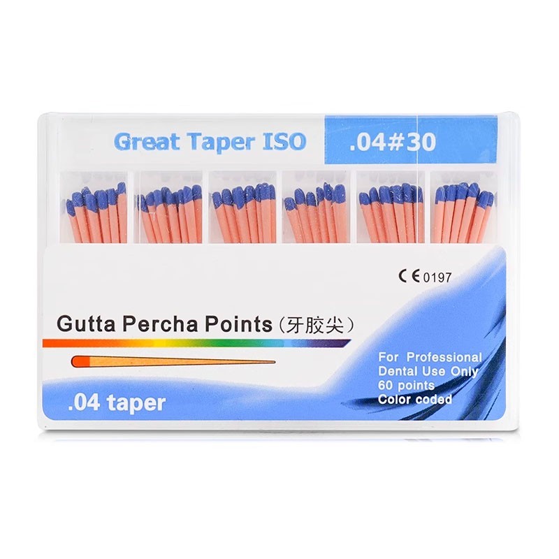 10Packs Dental Gutta Percha Point Absorbent Paper Points Taper 02/04/06 15-40#