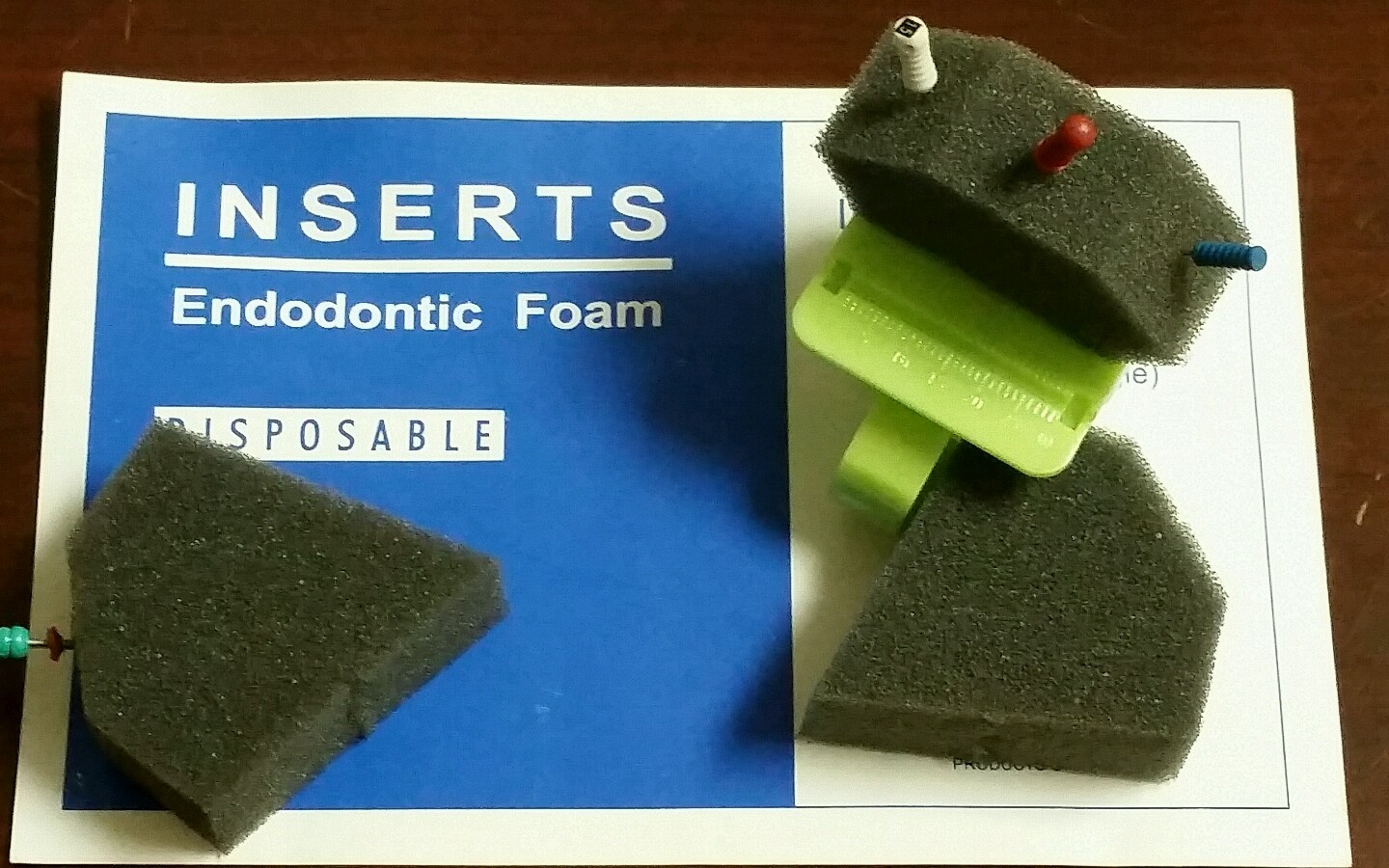 480 Gray Dental Endodontic triangular sponges Inserts USA Made