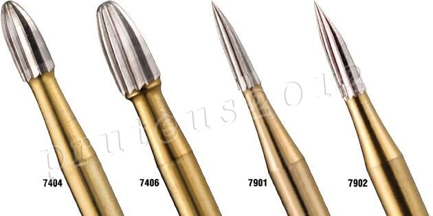 5/10Pcs Dental Carbide Trimming & Finishing Burs FG7404/7406/7408/7901/7902/7903