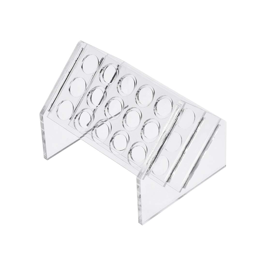 uxcell Slant Rack Acrylic Test Tube Holder 15 Wells for 10ml/15ml Centrifuge …