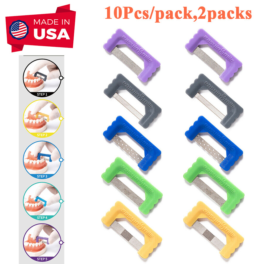 Orthodontics IR Stripping Dental Kit Interproximal Reduction Strips Polish Tooth