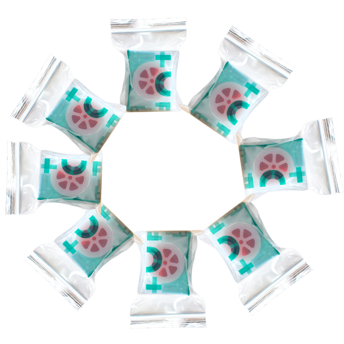100pcs CPR MASK ONE-WAY VALVE EMERGENCY FIRST AID CPR KEYCHAIN FACE SHIELD AED