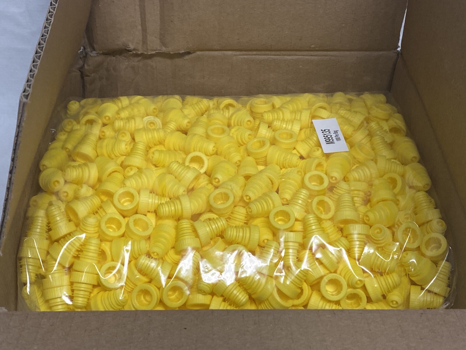 (1000/Cs) THERMO Yellow Universal Test Tube Plug Caps M995135