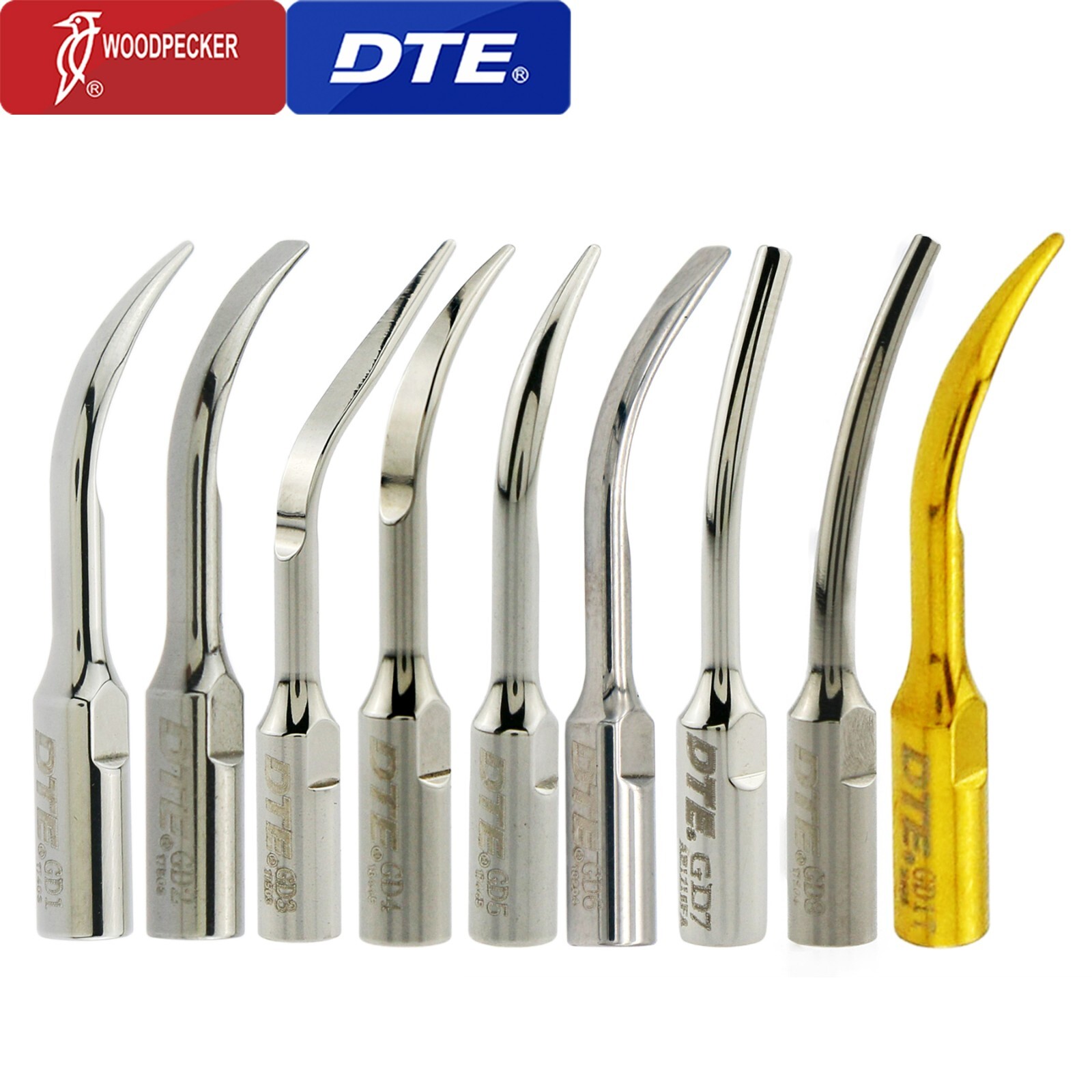 Woodpecker DTE Dental Ultrasonic Scaler Tips Endo Perio for SATELEC ACTEON NSK