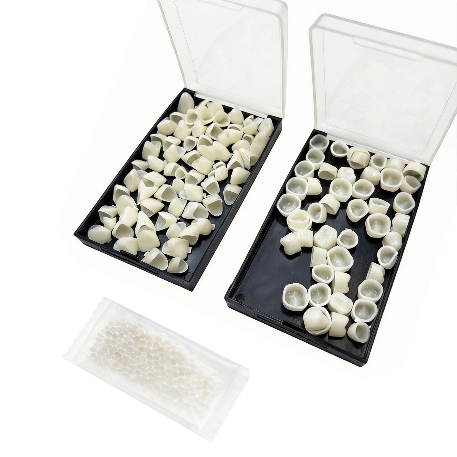 120 Pcs False Teeth Crown Repair Kit Dental Anterior 1 Count (Pack of 120)