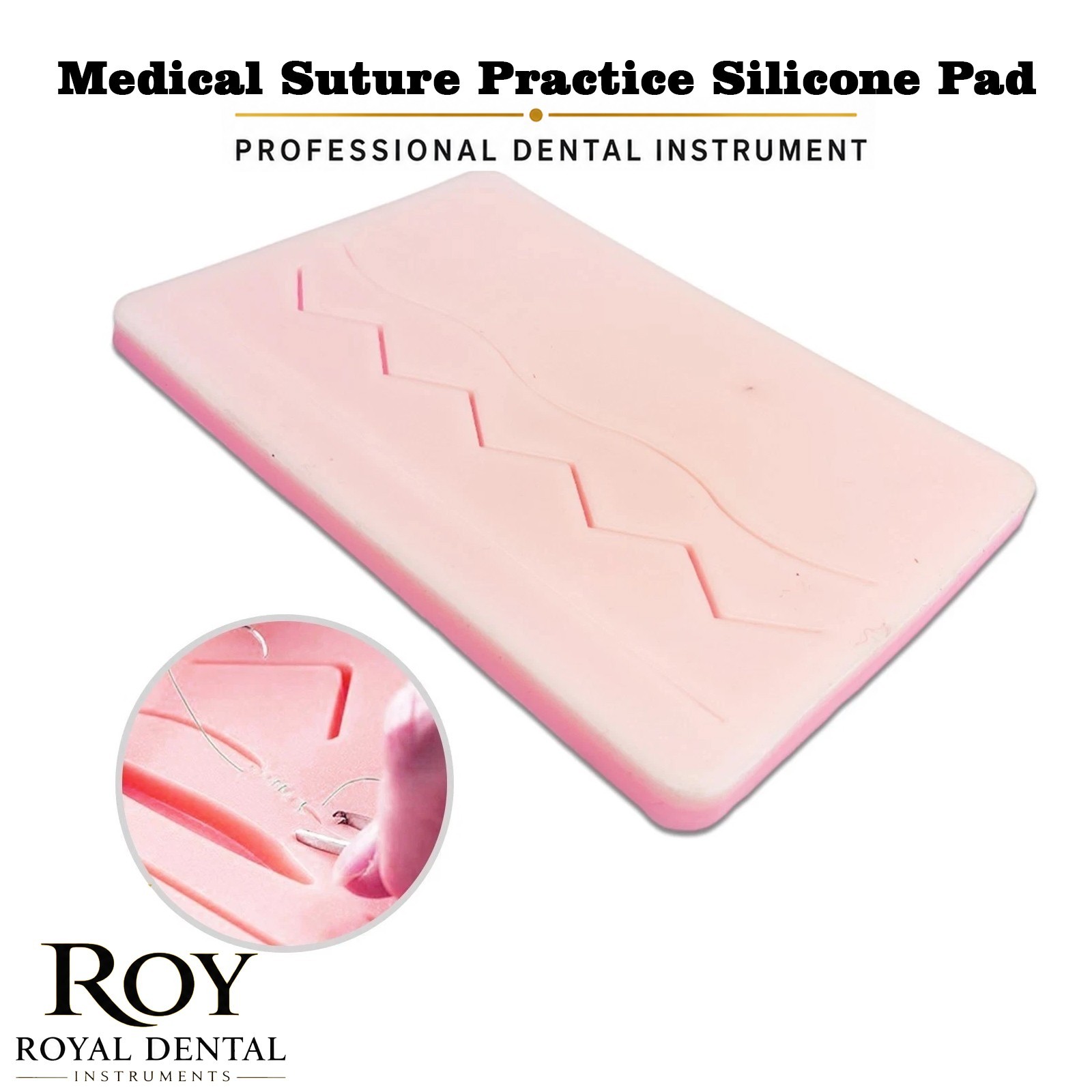 New Medical Skin Suture Practice Silicone Pad Wound Simulated For Training Kit