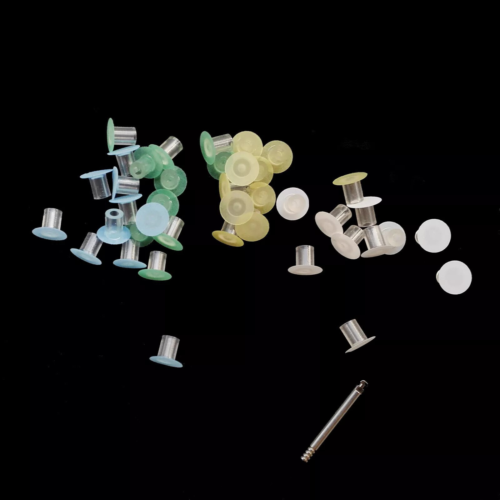 Dental Stem Finishing Polishing Discs, Universal Kit, 40pcs/Pack (8MM) + Mandrel