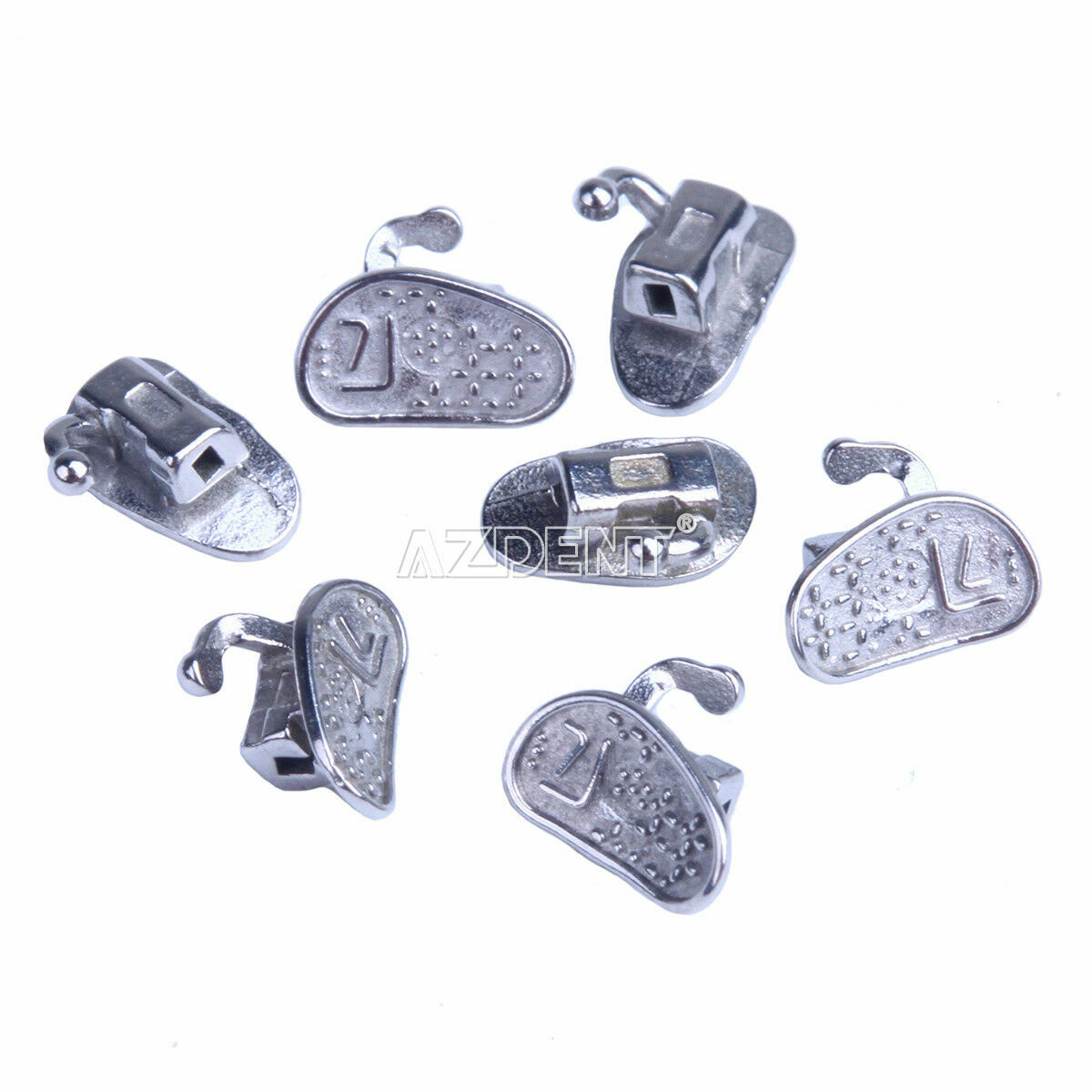 Dental Orthodontic Buccal Tubes 1st/2nd Molar Roth/MBT 022/018 Bondable Non-Conv